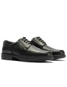 JucaZapatos - Pitillos 121 - NEGRO - Zapato Blucher Hombre con Piel Bombeada Negro