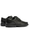 JucaZapatos - Pitillos 121 - NEGRO - Zapato Blucher Hombre con Piel Bombeada Negro