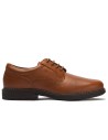 JucaZapatos - Pitillos 122 - CUERO - Zapato Blucher Hombre Piel Bombeada Cuero