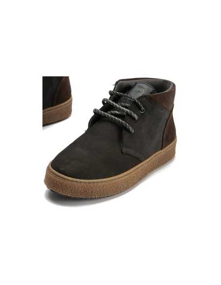 JucaZapatos - Pitillos 40211 - NEGRO - Botín Safari hombre con cordones color negro