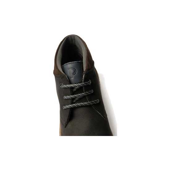 JucaZapatos - Pitillos 40211 - NEGRO - Botín Safari hombre con cordones color negro