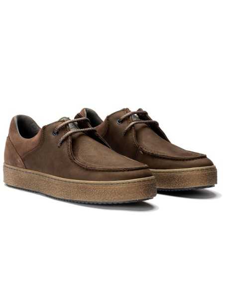 JucaZapatos - Pitillos 40212 - MARRON - Wallaby hombre con cordones color marron