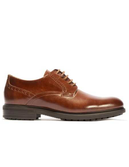 JucaZapatos - Pitillos 40240 - CUERO - Blucher en Napa hombre con cordones color cuero