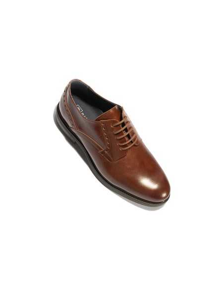 JucaZapatos - Pitillos 40240 - CUERO - Blucher en Napa hombre con cordones color cuero