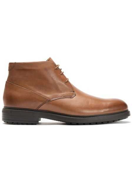 JucaZapatos - Pitillos 40241 - CUERO - Botín Safari en Napa hombre con cordones color cuero