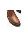 JucaZapatos - Pitillos 40241 - CUERO - Botín Safari en Napa hombre con cordones color cuero