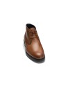 JucaZapatos - Pitillos 40241 - CUERO - Botín Safari en Napa hombre con cordones color cuero