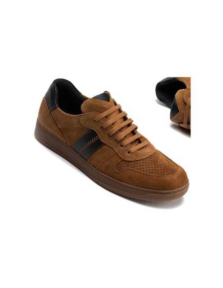 JucaZapatos - Pitillos 40252 - CONGNAC - Deportivo en Serraje hombre color cognac