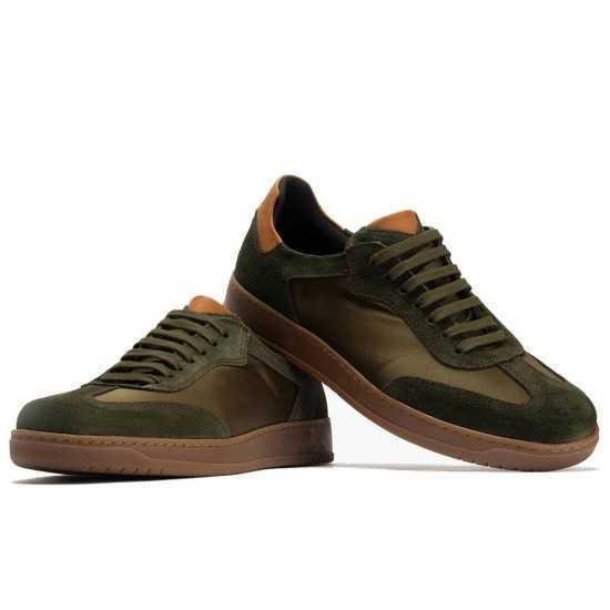 JucaZapatos - Pitillos 40255 - KAKI - Deportivo con Nylon y serraje hombre color kaki