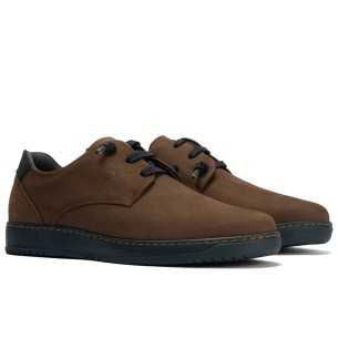 JucaZapatos - Pitillos 40261 - MARINO - Blucher hombre con cordones color marino 2