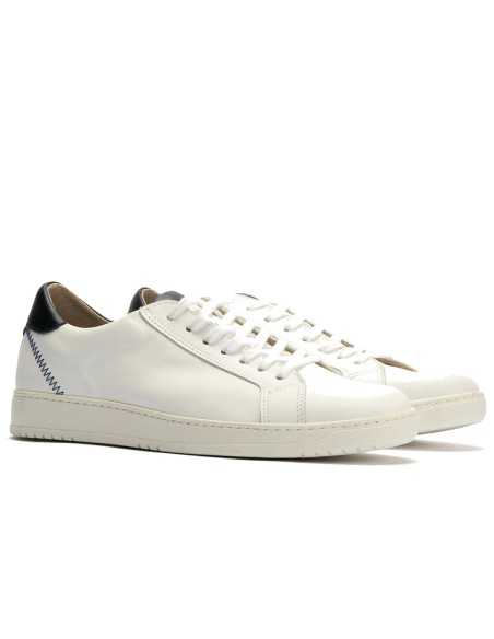 JucaZapatos - Pitillos 40332 - BLANCO - Deportivo para hombre en piel napa Blanco