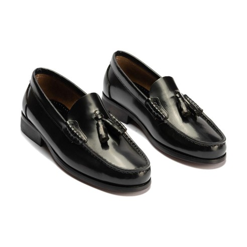JucaZapatos - Pitillos 40540 - NEGRO - Castellano Caballero con Borlas Negro