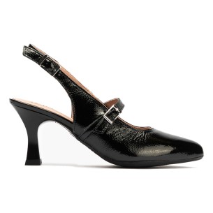 Pitillos - 11190 - NEGRO - Zapato de salón destalonado con tacón alto