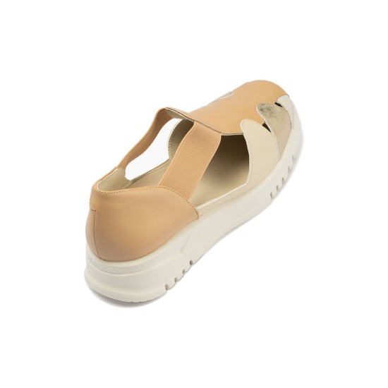 JucaZapatos - Pitillos 20306 - TAUPE - Sandalia cangrejera con elásticos Taupe