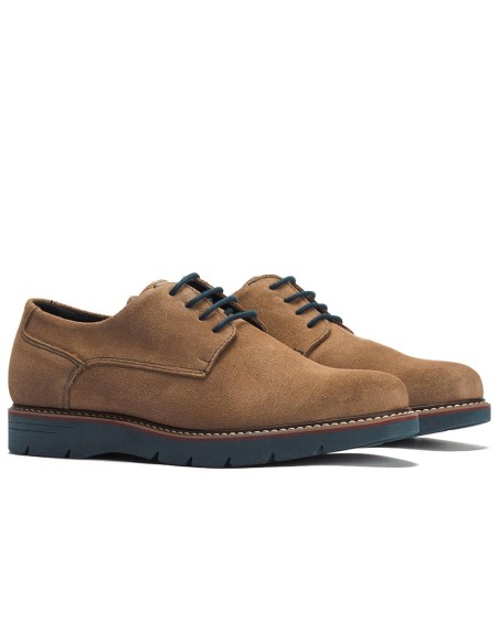 JucaZapatos - Pitillos 40520 - TAUPE - Blucher en Serraje Taupe