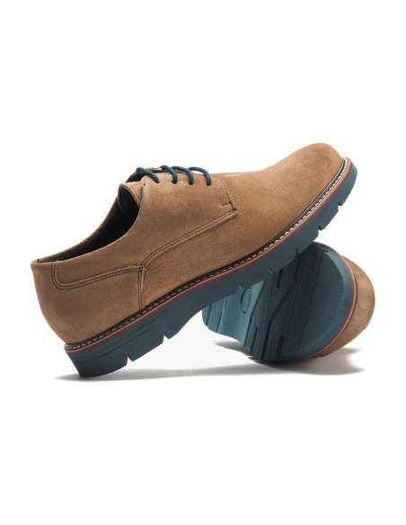 JucaZapatos - Pitillos 40520 - TAUPE - Blucher en Serraje Taupe