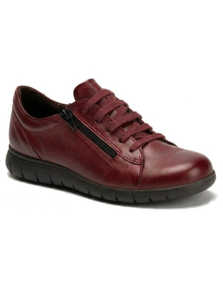 JucaZapatos - Pitillos 20515 - BURDEOS - Deportivo con Cremallera Burdeos