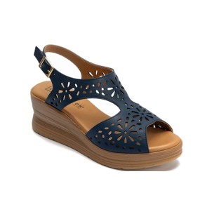JucaZapatos - Pitillos 10530 - ORO - Sandalia mujer con elásticos en piel laminado ORO