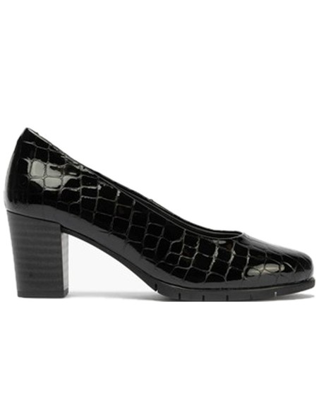 JucaZapatos - Pitillos 100_COCO - BURDEOS - Zapato de Salón Mujer Tacón Alto en Piel Coco Charol Burdeos