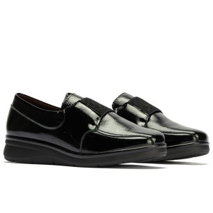 JucaZapatos - Pitillos 11672 - NEGRO - Mercedes en napa con maxi hebilla y ojetes Negro 2