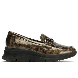 JucaZapatos - Pitillos 11654 - NEGRO/BURDEOS - Mocasín antifaz flecos combinado charol bicolor Negro-Burdeos