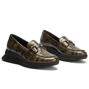 JucaZapatos - Pitillos 11654 - NEGRO/BURDEOS - Mocasín antifaz flecos combinado charol bicolor Negro-Burdeos 2