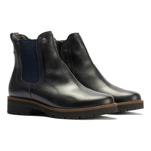 JucaZapatos - Pitillos 20526 - NEGRO - Botín en napa con grano con detalle hebilla lateral Negro 2