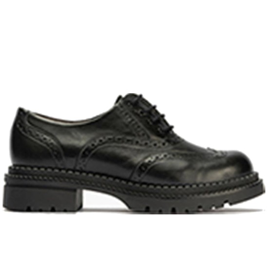JucaZapatos - Pitillos 10804 - MARINO - Ingles en Napa con cordones de mujer color marino