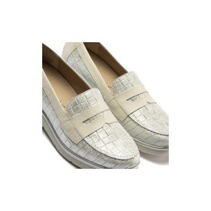 JucaZapatos - Pitillos 11554 - MARRON - Mocasín antifaz combinado charol con tejido Marrón 2