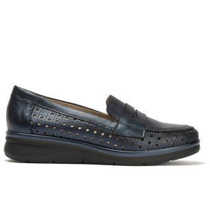 JucaZapatos - Pitillos 11554 - BURDEOS - Mocasín antifaz combinado charol con tejido Burdeos