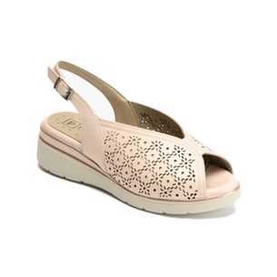 JucaZapatos - Pitillos 11043 - NEGRO - Sandalia cuña con velcros en piel fantasía y piel napa negro
