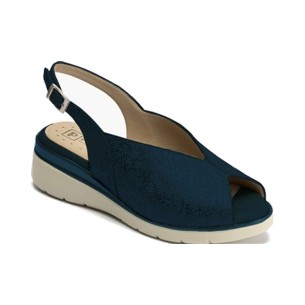 JucaZapatos - Pitillos 10561 - CUERO - Sandalia pala mujer con velcro en piel combinada CUERO