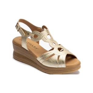 JucaZapatos - Pitillos 11050 - MARINO - Sandalia con plataforma en laminado brillante Marino