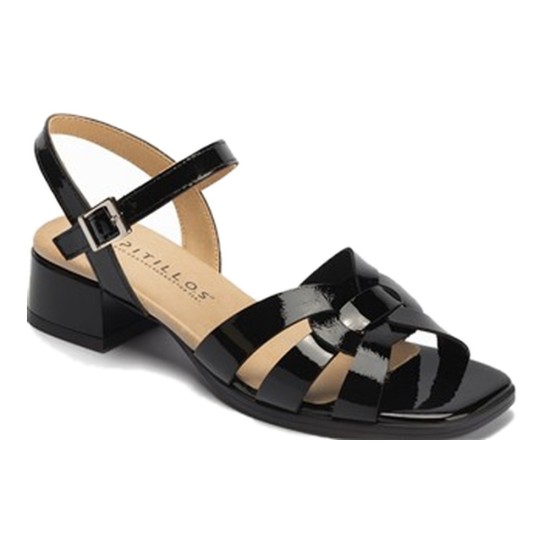 JucaZapatos - Pitillos 11200 - NEGRO - Sandalia con tacón bajo y pulsera Negro