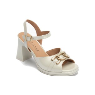 JucaZapatos - Pitillos 11225 - NEGRO - Sandalia con tacón alto, pulsera y detalles metalizados Negro