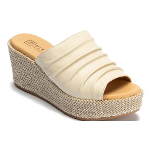 JucaZapatos - Pitillos 11274 - JEANS - Sandalia de rafia con cuña alta, cruzados y pulsera Jeans