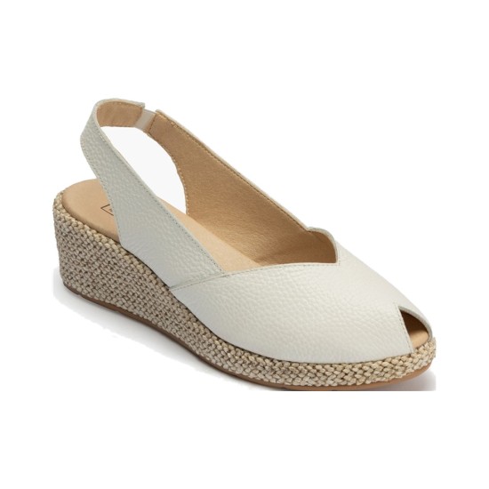 JucaZapatos - Pitillos 11300 - MARINO - Sandalia estilo valenciana con cuña media y detalles laminados Marino