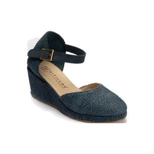 JucaZapatos - Pitillos 11314 - NATURAL - Sandalia estilo valenciana cuña alta con pulsera Natural