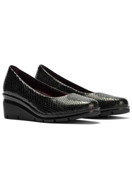 JucaZapatos - Pitillos 11533 - NEGRO - Salón invertido serpiente charol Negro