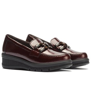 JucaZapatos - Pitillos 11573 - MARRON - Mocasín antifaz en charol Marrón 2