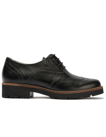 JucaZapatos - Pitillos 11563 - NEGRO - Inglés en napa con grano combinado tricolor Negro