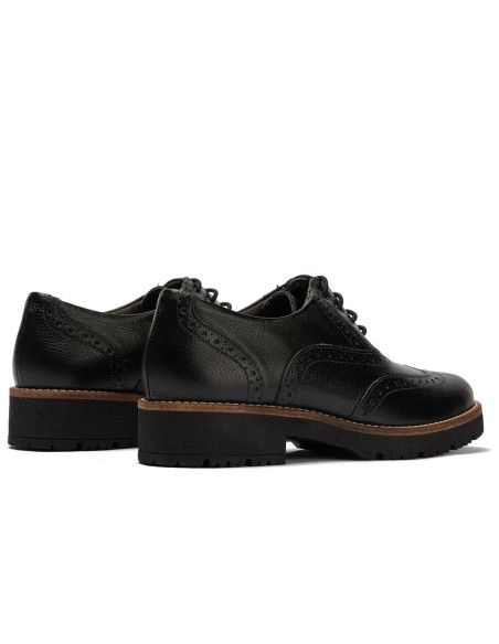 JucaZapatos - Pitillos 11563 - NEGRO - Inglés en napa con grano combinado tricolor Negro