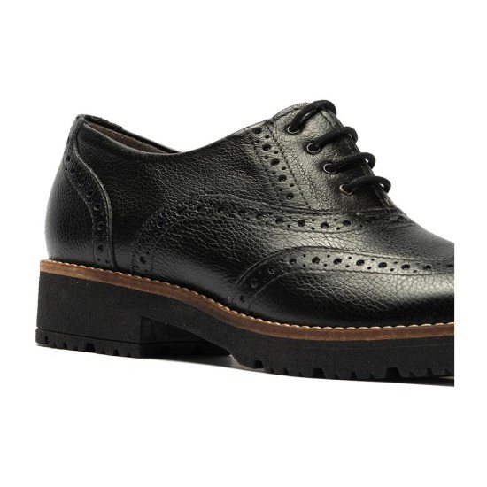 JucaZapatos - Pitillos 11563 - NEGRO - Inglés en napa con grano combinado tricolor Negro