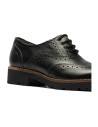 JucaZapatos - Pitillos 11563 - NEGRO - Inglés en napa con grano combinado tricolor Negro