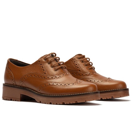 JucaZapatos - Pitillos 11563 - CUERO - Inglés en napa con grano combinado tricolor Cuero
