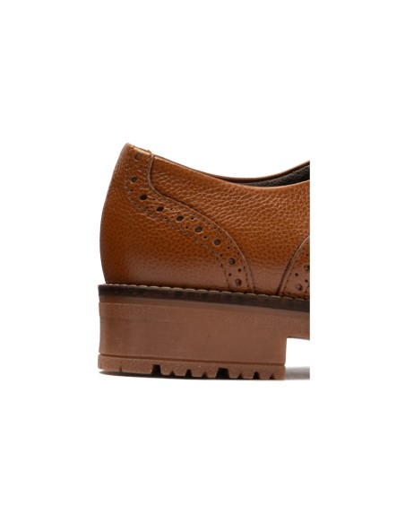 JucaZapatos - Pitillos 11563 - CUERO - Inglés en napa con grano combinado tricolor Cuero
