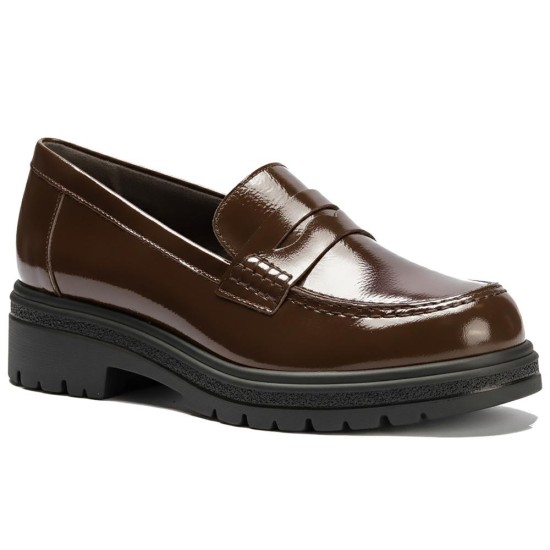 JucaZapatos - Pitillos 11573 - MARRON - Mocasín antifaz en charol Marrón