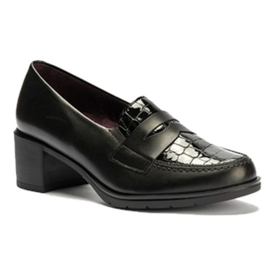 JucaZapatos - Pitillos 11620 - BURDEOS - Mocasín antifaz combinado napa con charol coco Burdeos