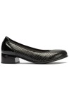 JucaZapatos - Pitillos 11636 - NEGRO - Salon en Lycra con Ribete Elastico Negro