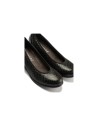 JucaZapatos - Pitillos 11636 - NEGRO - Salon en Lycra con Ribete Elastico Negro